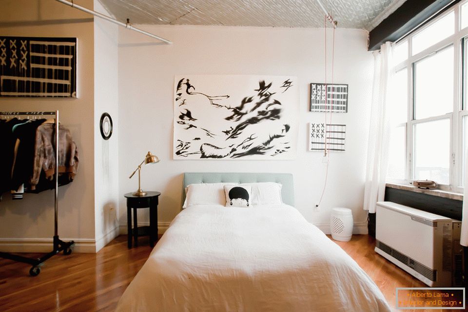 Schlafzimmer stilvolle Wohnung in Brooklyn