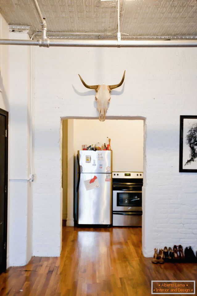 Küche stilvolle Wohnung in Brooklyn