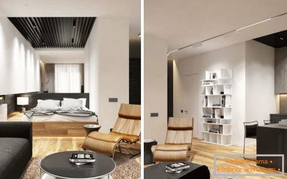 Luxuriöse Einzimmer-Studio-Apartments - High-Tech-Design-Foto