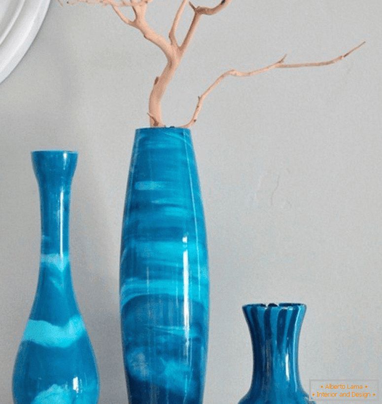 Blaue Vasen