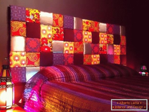 Kopfstütze-Bett-in-marokkanischen Stil Dekoration
