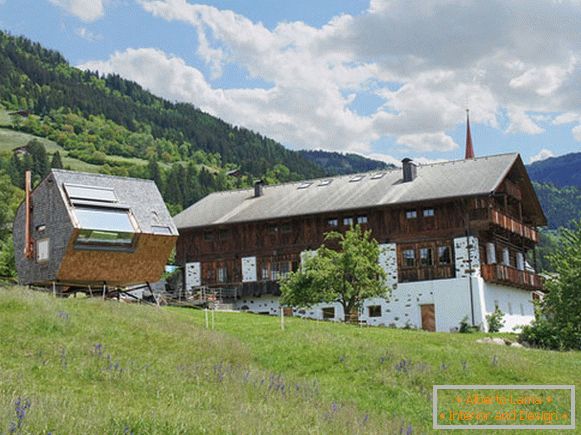 Aussehen eines kleinen Ferienhauses Ufogel in Österreich