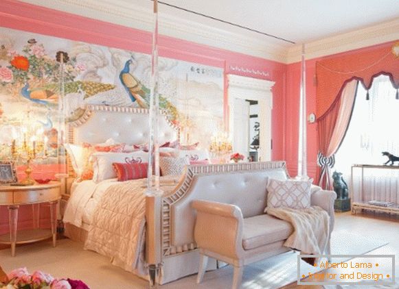 роскошный Innenraum eines Kinderzimmers для девочки в классическом стиле