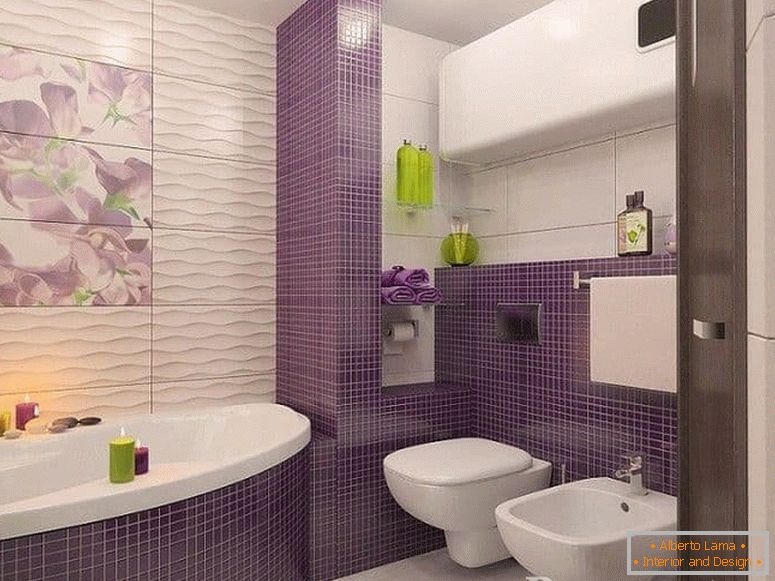Beispiel für Badezimmerdesign kombiniert mit einer Toilette