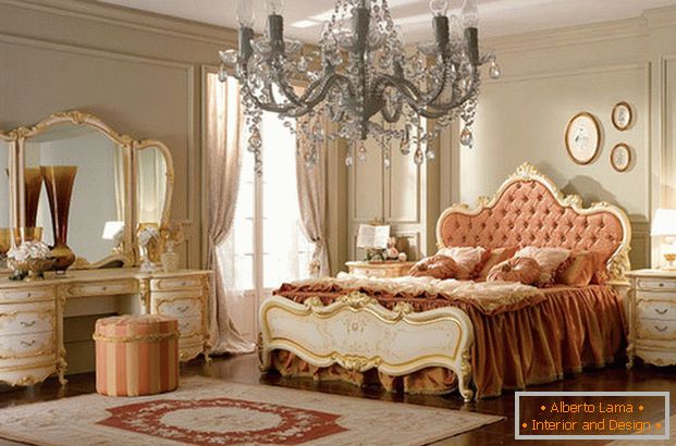 Schlafzimmer Design im klassischen Stil