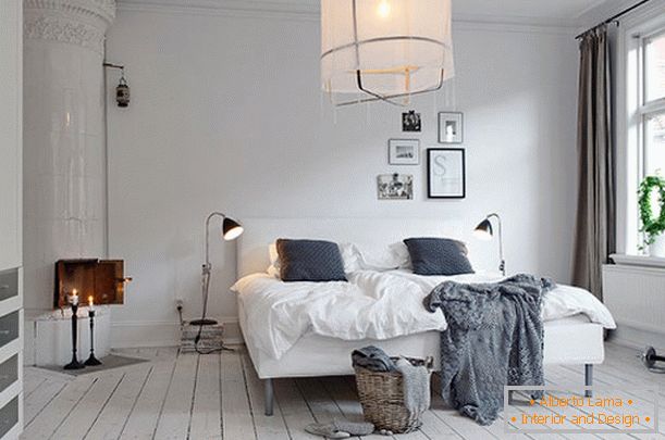 Schlafzimmer Design im skandinavischen Stil