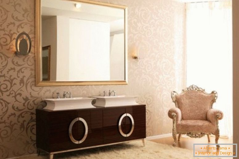 modern-klassisch-Möbel-Badezimmer-Interieur