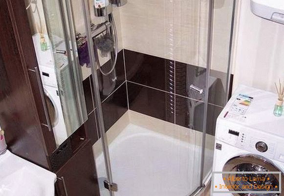 Badezimmer Design mit einer Waschmaschine Foto, Foto 27