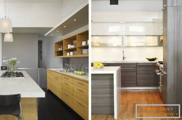 Küchendesign in Grau im Innenraum - eine Auswahl von Fotos