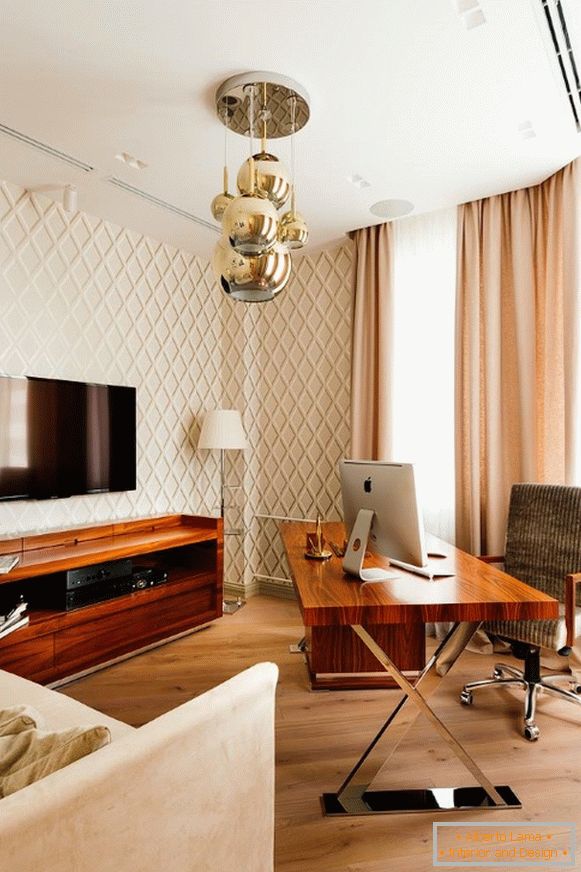 Stilvolle Möbel für das Studio-Apartment-Foto