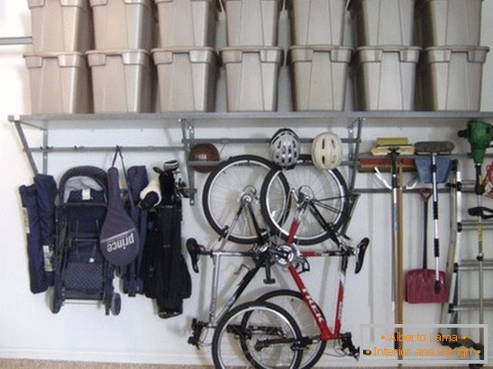 Bestellung in der Garage - Правильно организованные инструменты для ремонта и Метод хранения велосипедов и других предметов