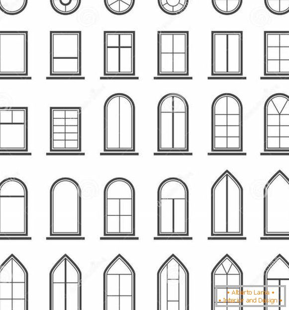 Welche Fenster sind besser - wählen Sie die Form der Fenster für das Haus
