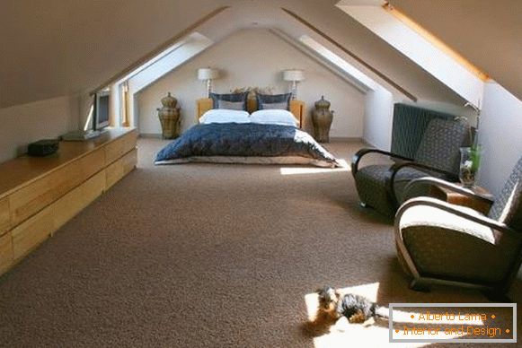 minimalistisch-Design-Dachboden