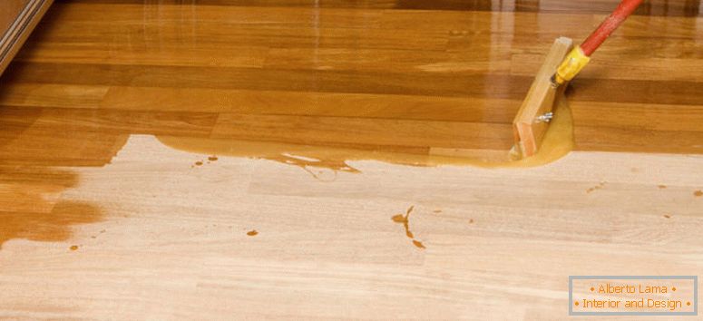 Wie man ein parkett malt, ist eine einfache anleitung für