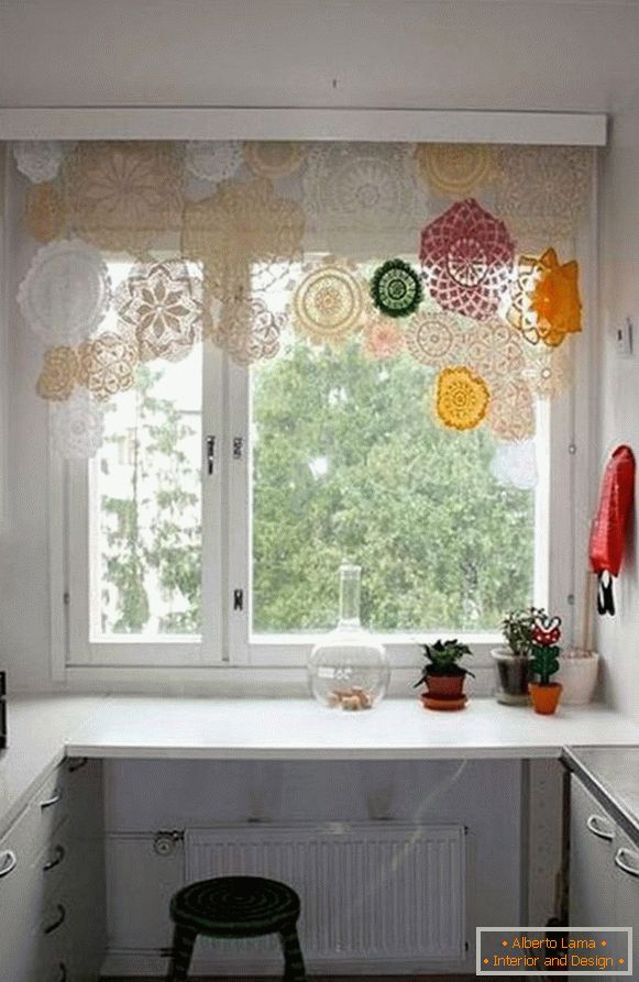 schöne Vorhänge Vorhänge in der Küche, Foto 36