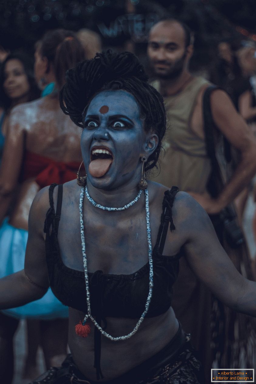 Mutter Kali beim Karneval