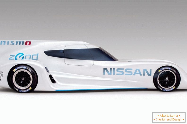 Konzept des Rennens Elektroauto ZEOD RC von Nissan