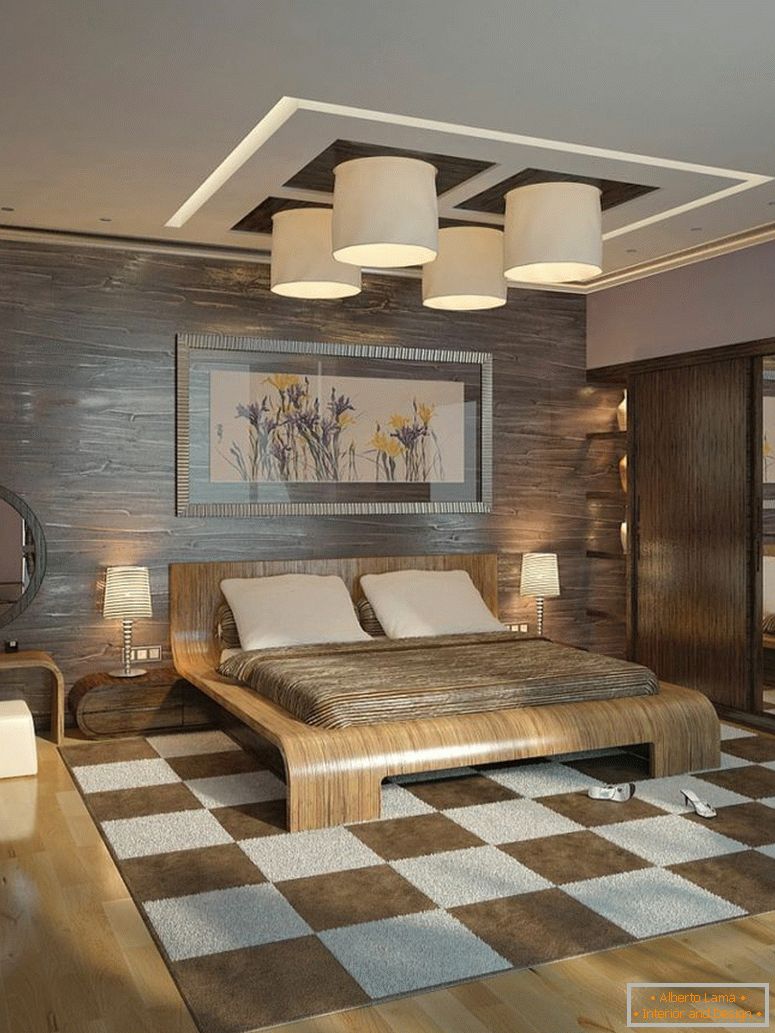 braun-creme-modern-schlafzimmer