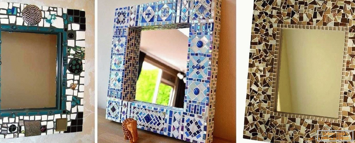 Frames für einen Spiegel aus einem Mosaik