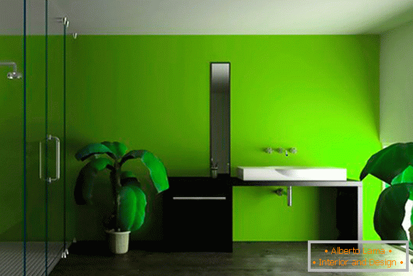 Silikonmalerei von Wänden in der Wohnung - Fotodesign des Wohnzimmers