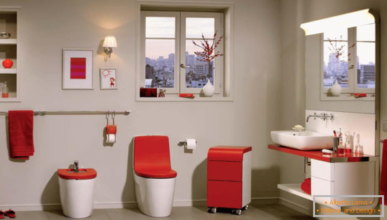 Badezimmer-Zimmer-in-Weiß-Rot-Farbe-Gamma-2