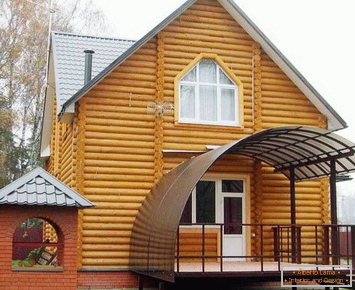 поликарбонатное Veranda des Hauses
