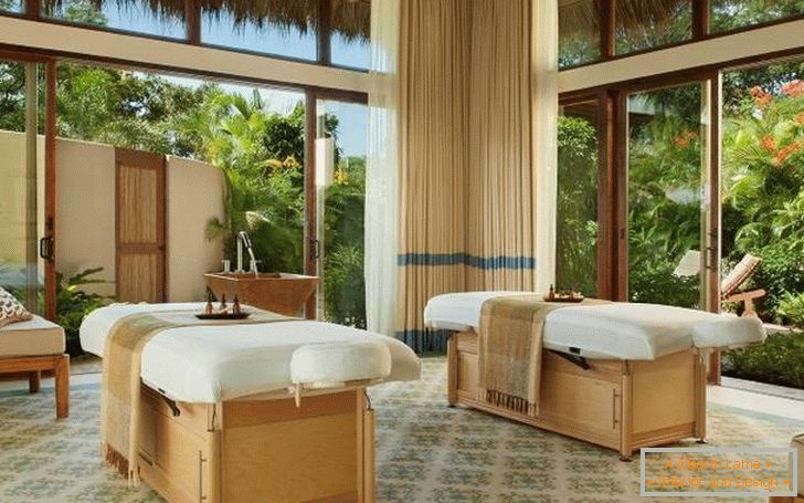 Design-Raum für Spa-Behandlungen im Mukul Luxury Hotel