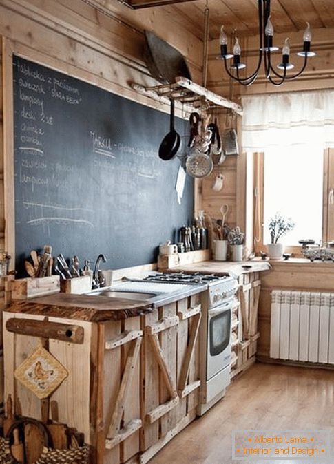 Machen Sie eine Küche mit Ihren eigenen Händen aus Holz, Foto 14