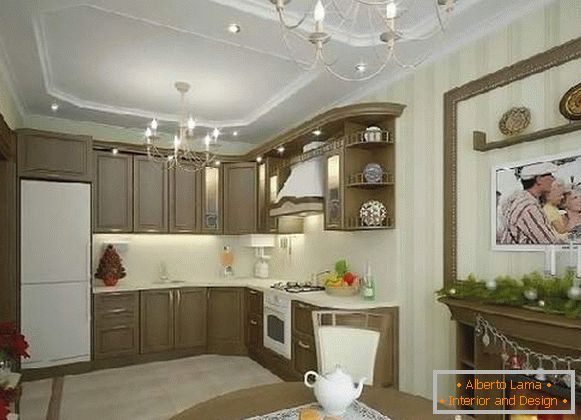 Layout der Küche-Wohnzimmer von 20 qm Foto, Foto 29