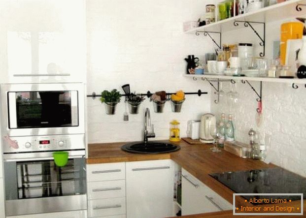 moderne Küchen kombiniert mit dem Wohnzimmer
