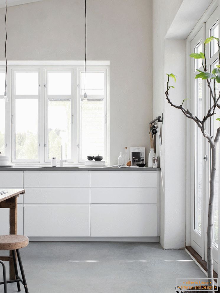 Ikea-Voxtorp-Küche-Silestone-Arbeitsplatte-skandinavischen Stil-Küche
