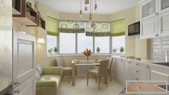 Küche Wohnzimmer mit Erker Design, Foto 7