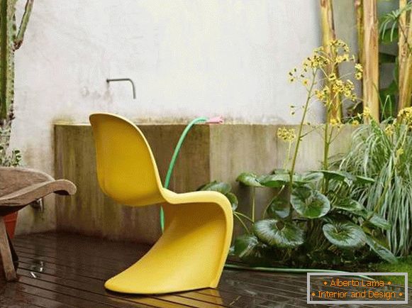 Gelber Panton Stuhl