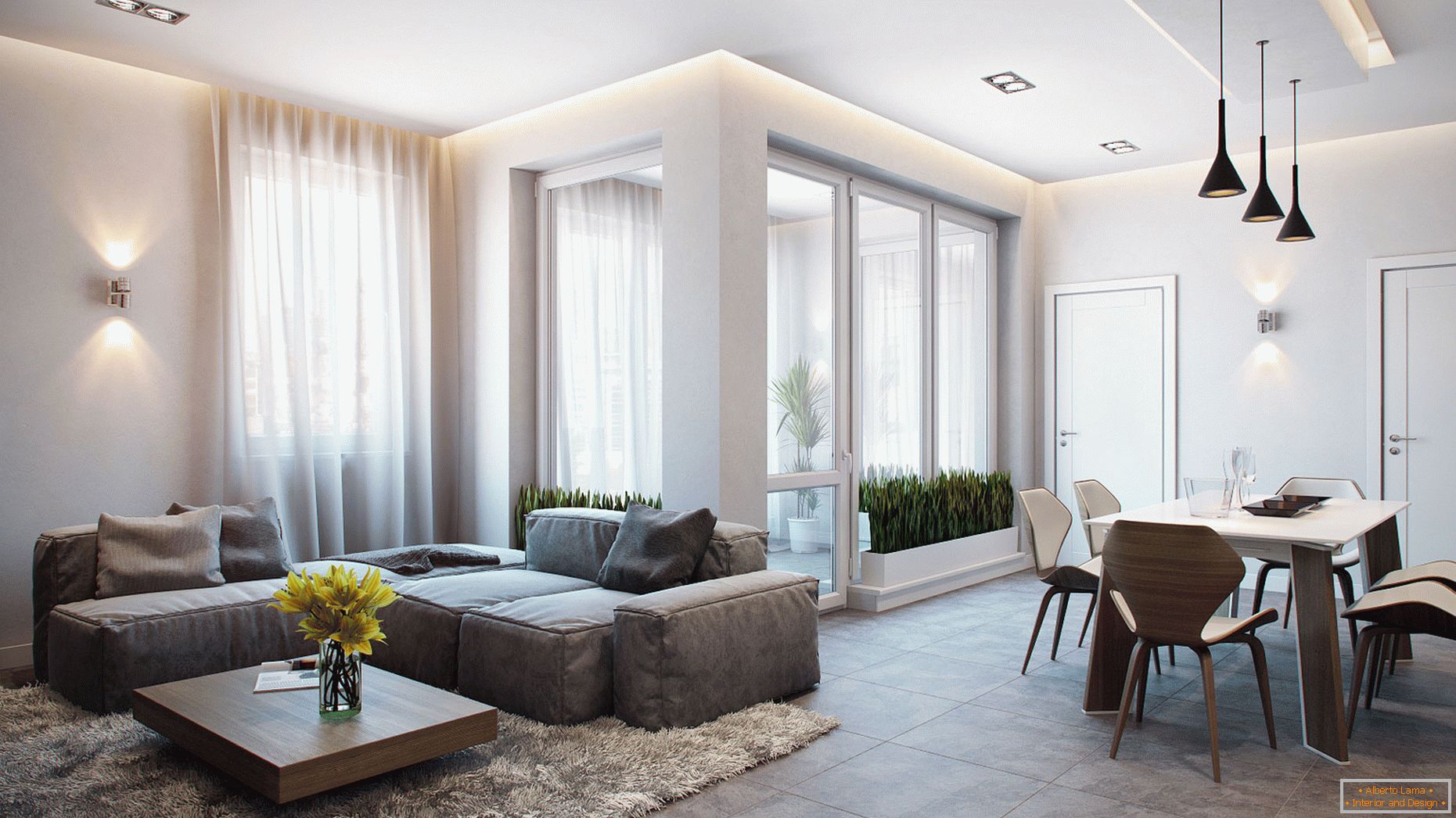 Interior Design Studio Apartment von Alexander Zenzuro