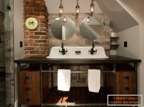Lampen Edison im Innenraum - Fotos des Badezimmers