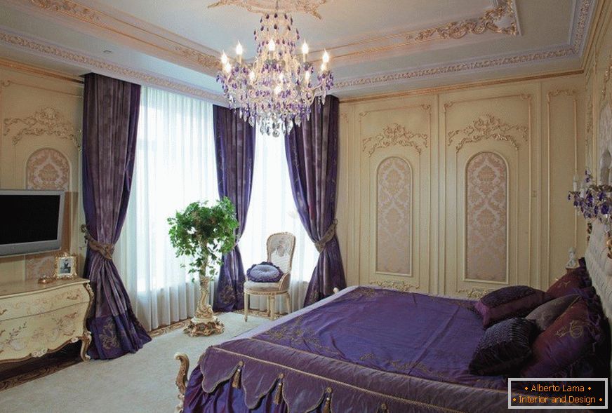 Königliches Schlafzimmer Design