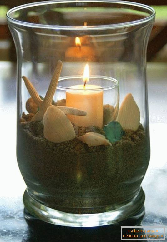 Idee für einen Kerzenständer aus eigener Hand
