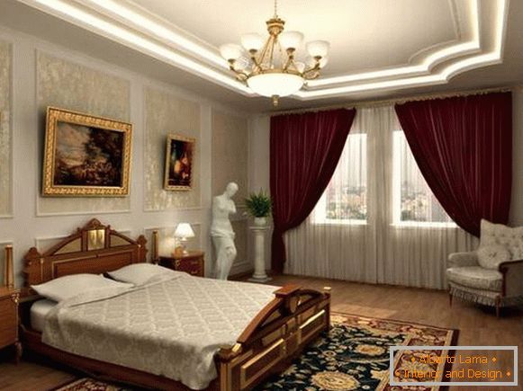klassische Kronleuchter für ein Schlafzimmer, Foto 19