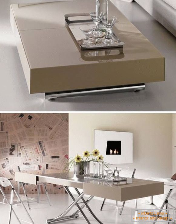 Smart Möbel Tisch Transformator Foto