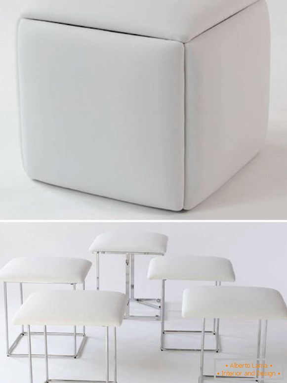 Möbel-Transformator-Cubist-Tisch