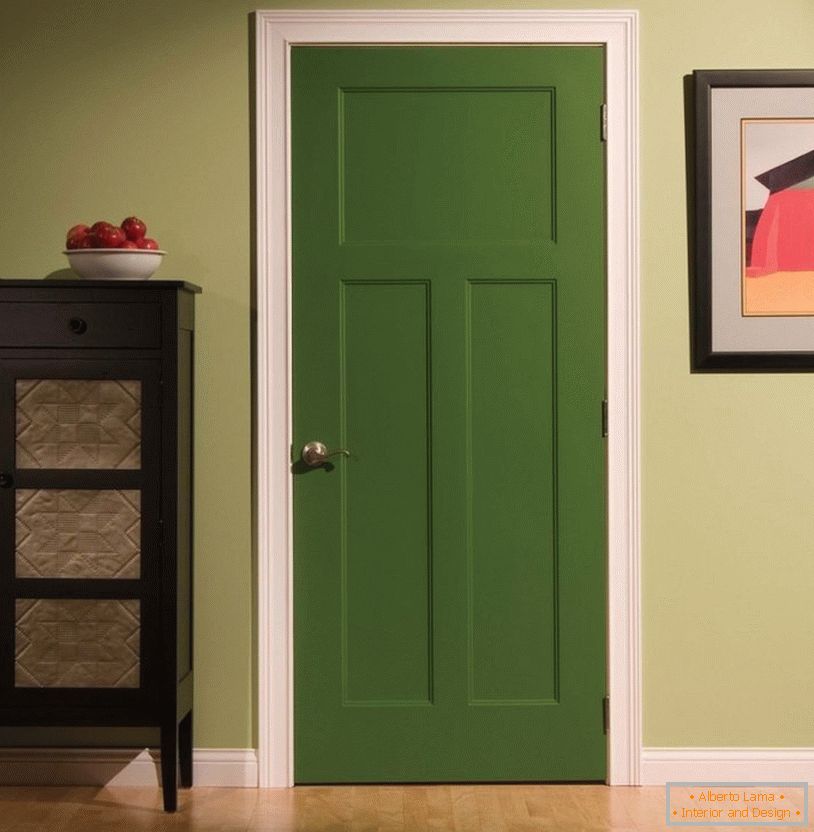 Die grüne Tür im Raum