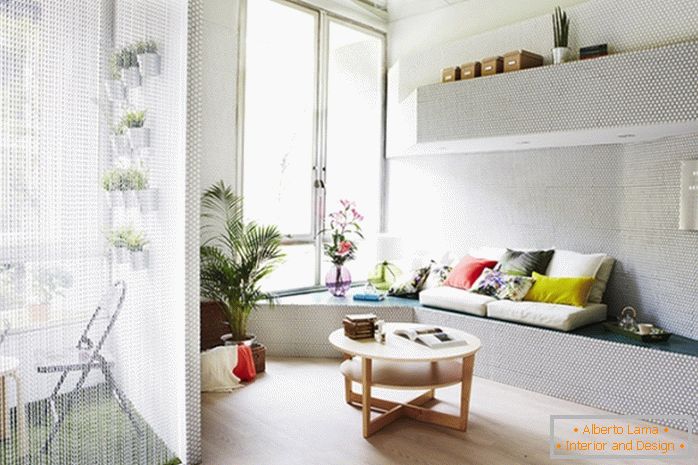 Mosaikdesign einer kleinen Wohnung - фото 2