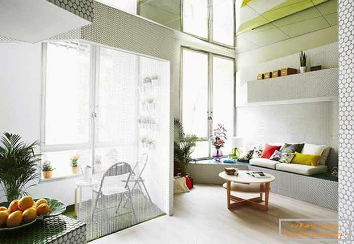 Mosaikdesign einer kleinen Wohnung - фото 6
