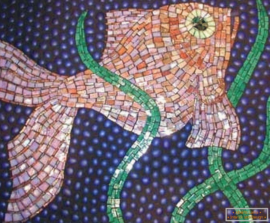 Fisch aus Mosaik