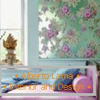 Mint Schlafzimmer mit hellen und zarten Farben kombiniert