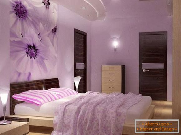 moderne Spanndecken im Schlafzimmer Foto, Foto 16