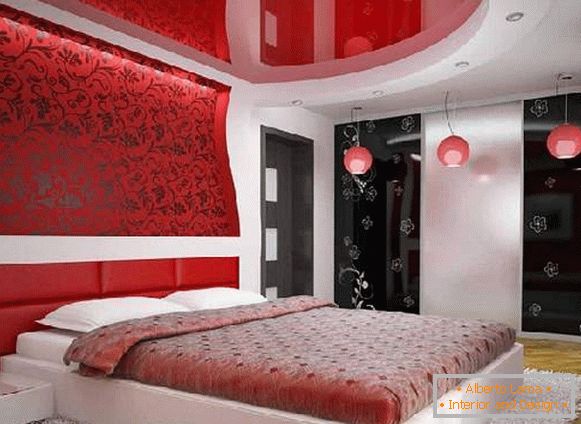 Farbspanndecke im Schlafzimmer, Foto 18