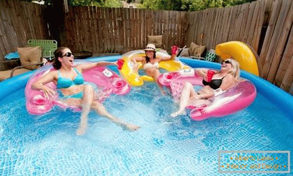 Qualität aufblasbarer Pool für Sommerresidenz - Fotos mit Erwachsenen