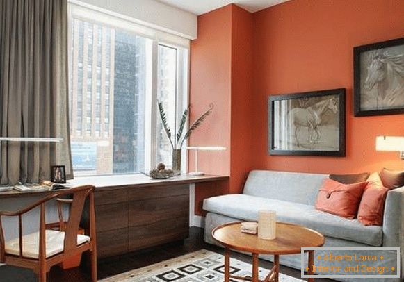 Modern-Home-Office-Orange-Farbe