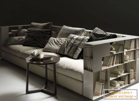 Design eines kleinen Wohnzimmers - multifunktionale Möbel